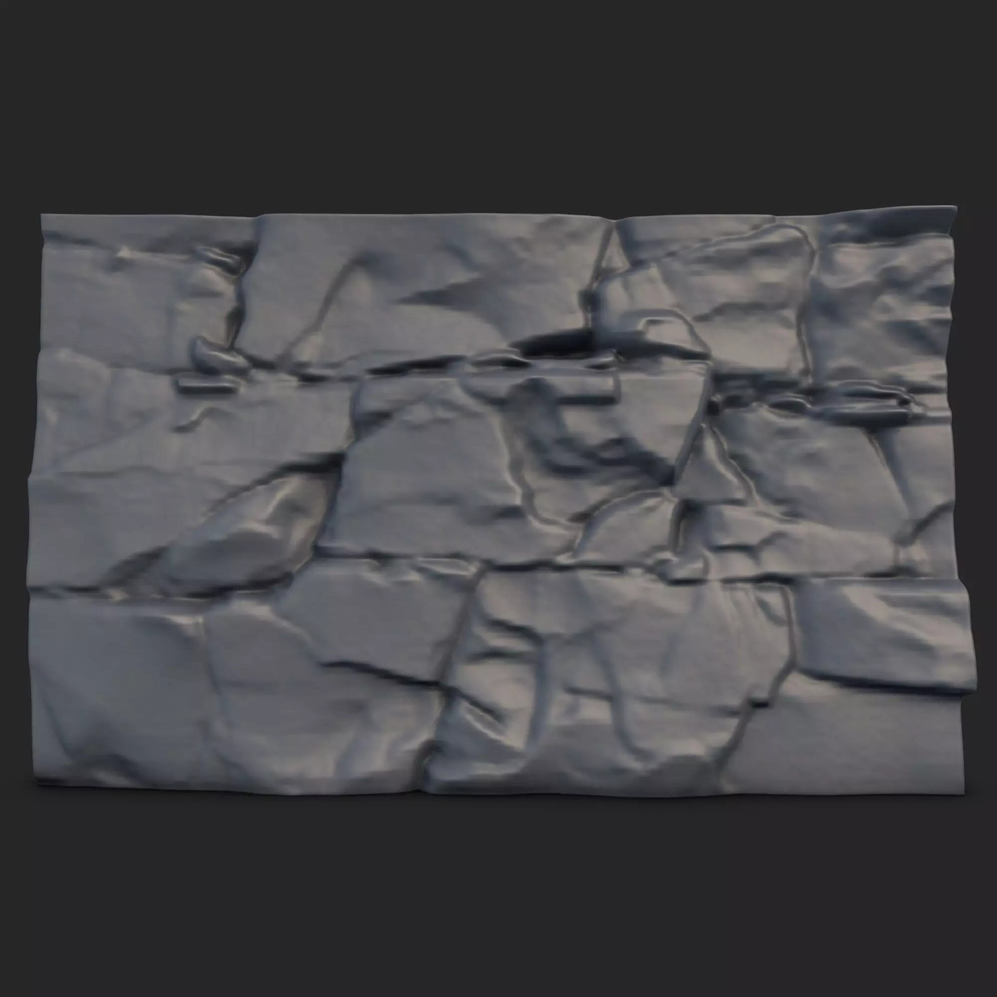 Rock Wall 31 3D model_0