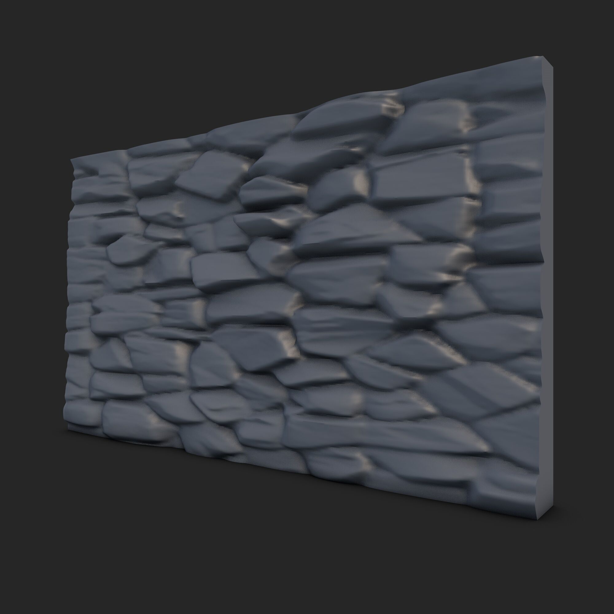 Rock Wall 29 3D model_1