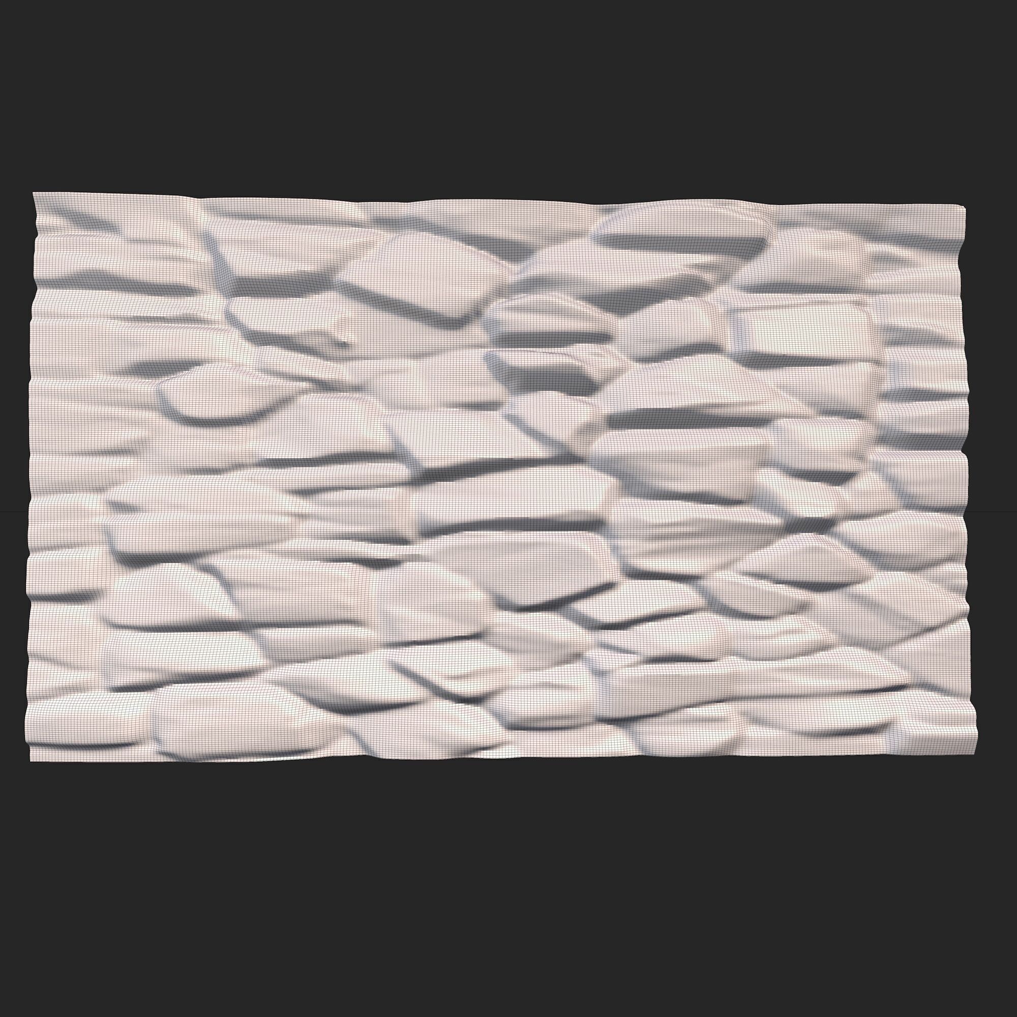 Rock Wall 29 3D model_5