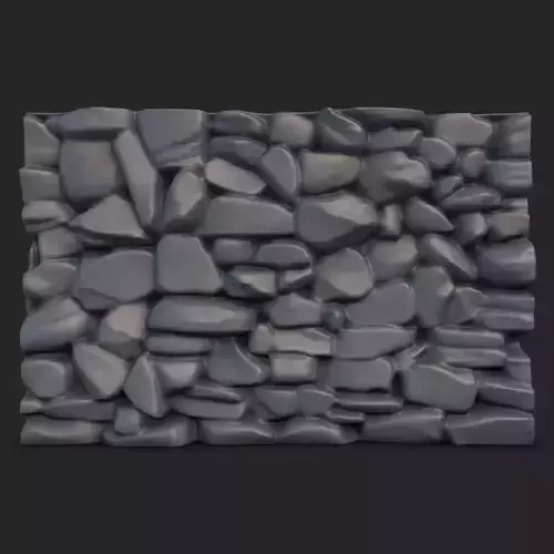 Rock Wall 28 3D model