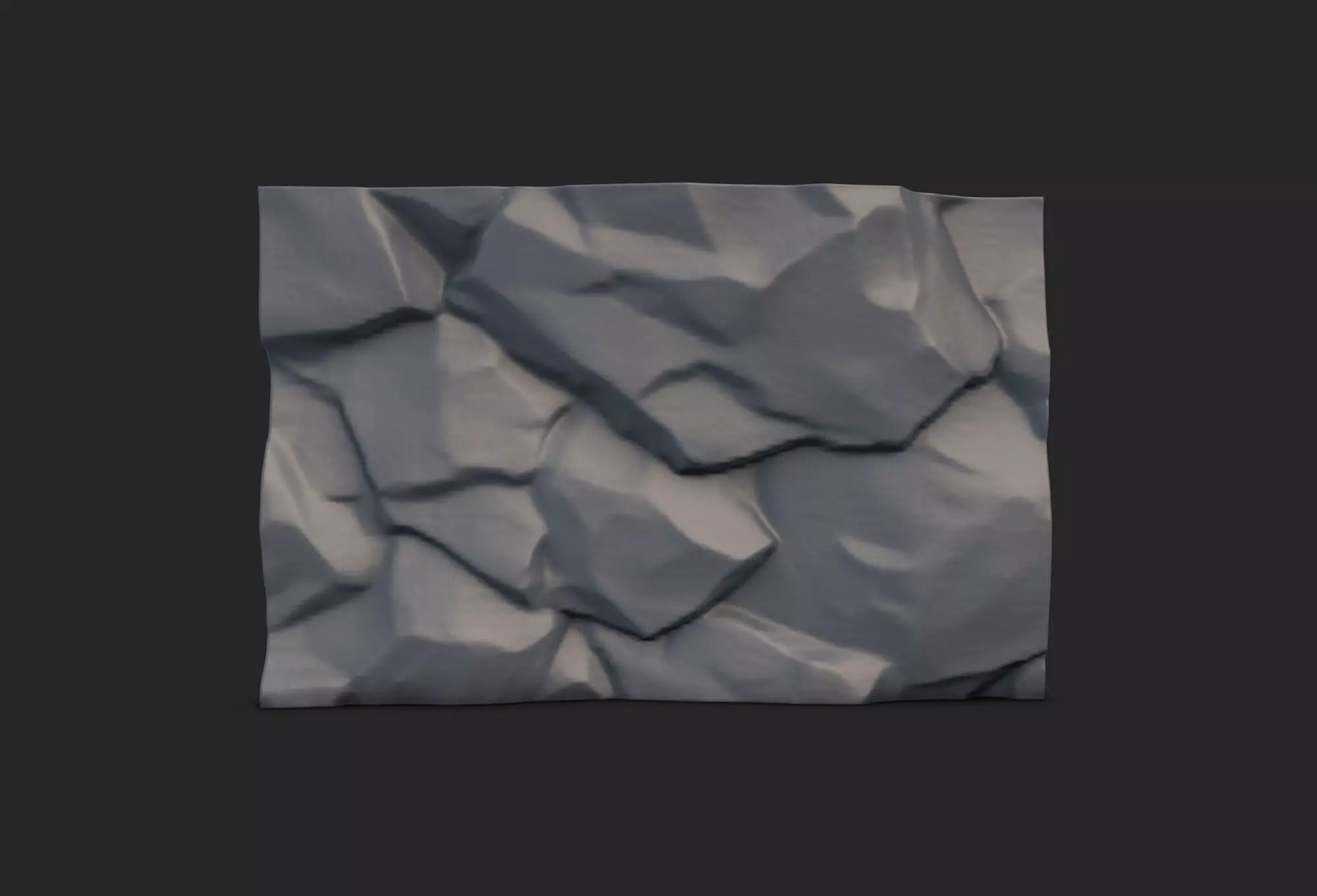 Rock Wall 27 3D model_0