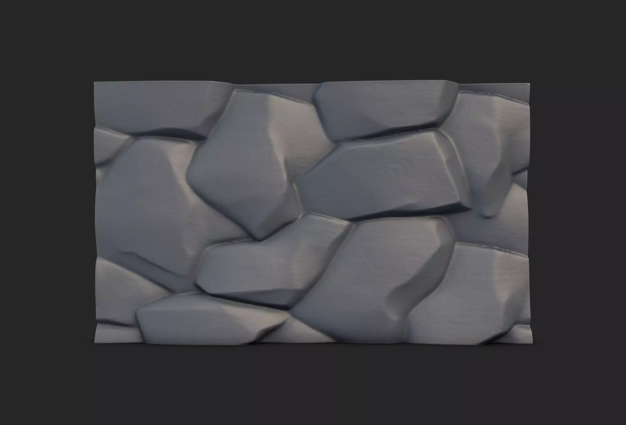 Rock Wall 22 3D model_0