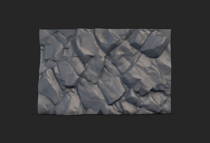Rock Wall 20 3D model