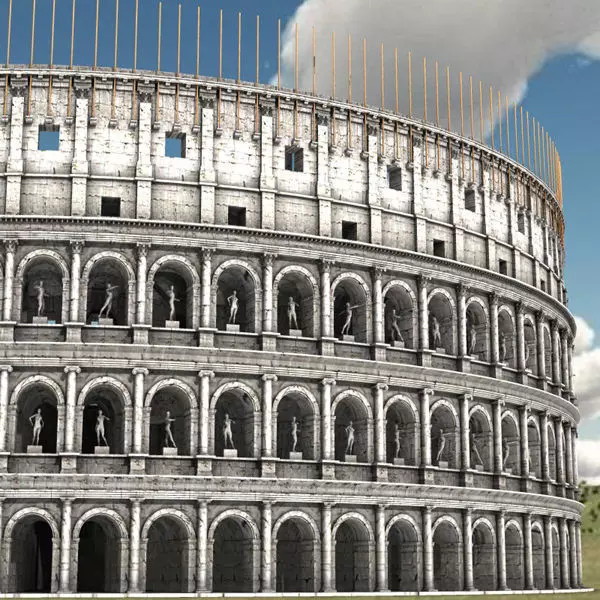 Colosseum for 3D Studio Max 3D model_0