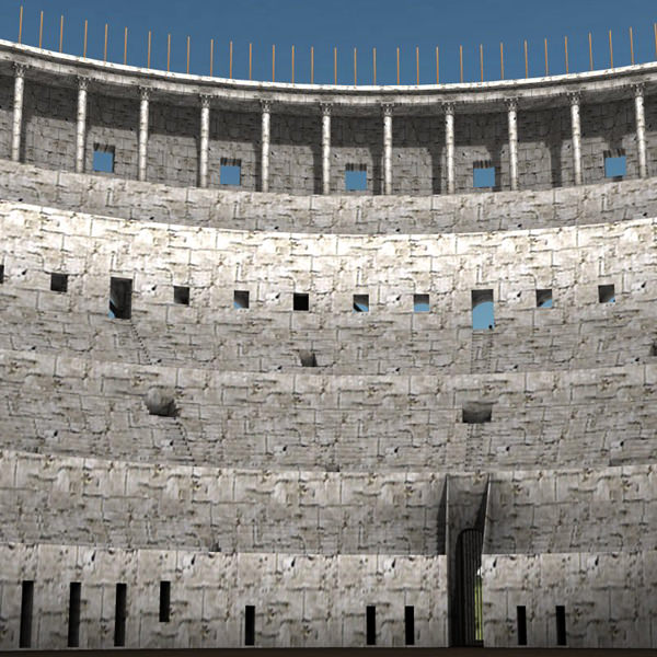 Colosseum for 3D Studio Max 3D model_6