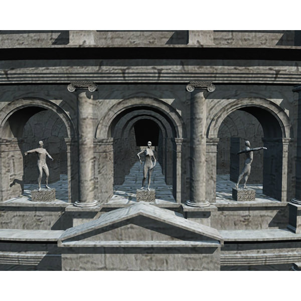 Colosseum for 3D Studio Max 3D model_9