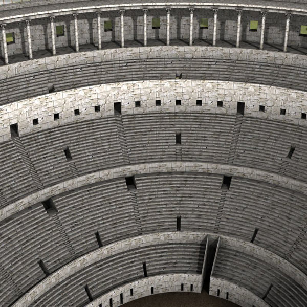 Colosseum for 3D Studio Max 3D model_5
