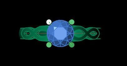 Solitaire  ring for diamond 3D print model_13