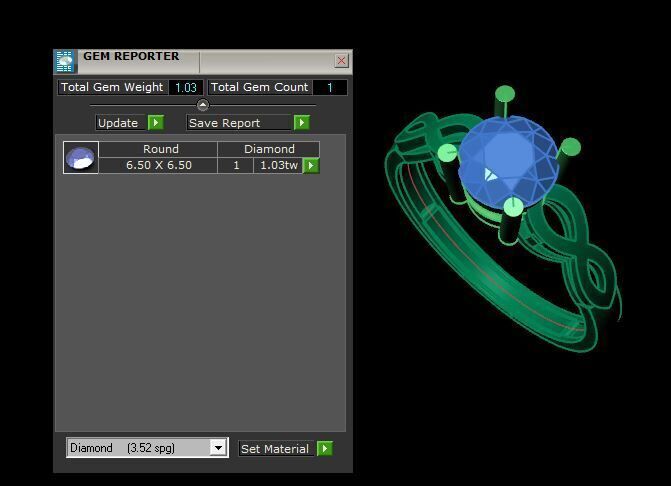 Solitaire  ring for diamond 3D print model_18