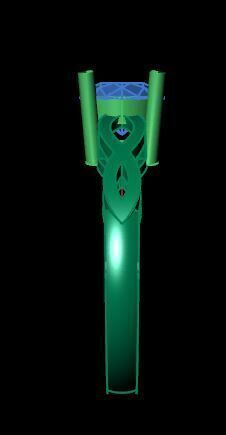 Solitaire  ring for diamond 3D print model_15