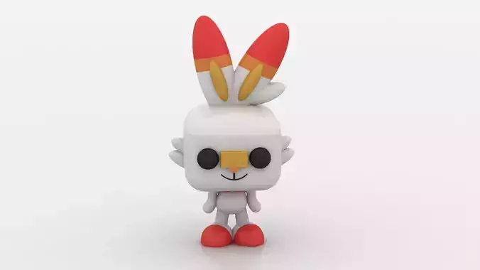 RABBIT ANIMAL TOY 3D PRINTABLE MODEL 3D print model