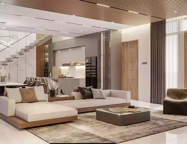 Interior Scene Apartment for 3dsmax 2022 and Corona Renderer