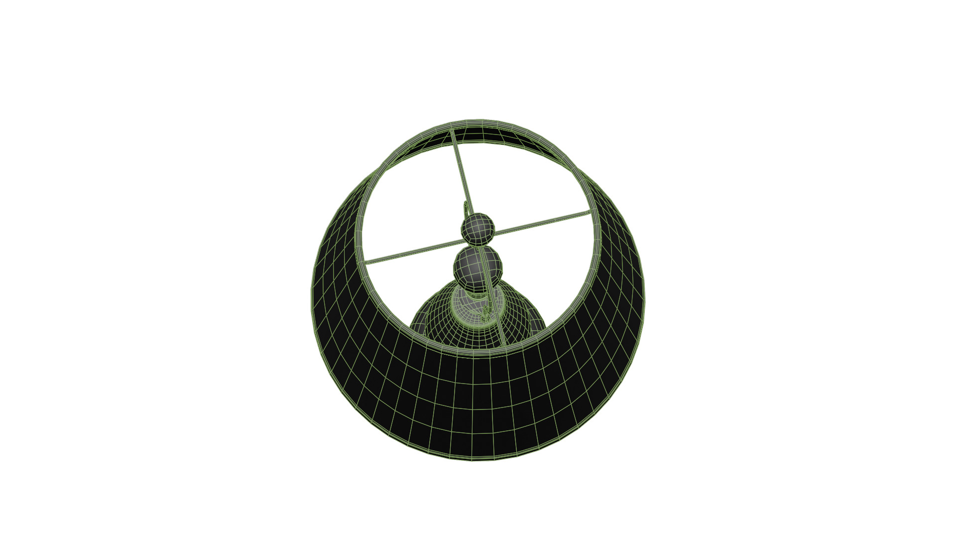 Vase Glass Table Lamp Low-poly 3D model_18