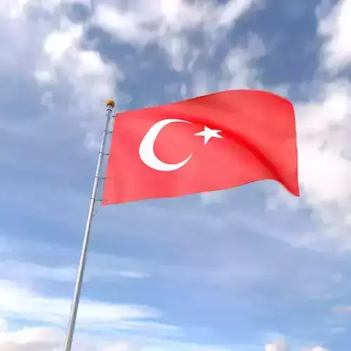 Flag Turkey animated loop
