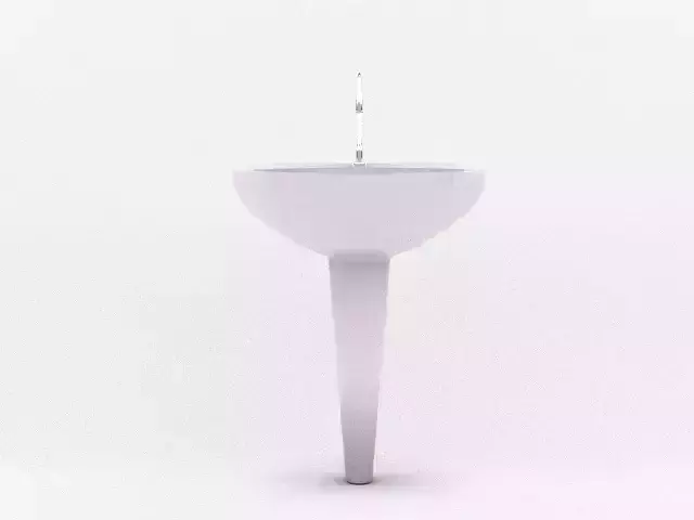 3d model of basin created in 3d max Vray rendered