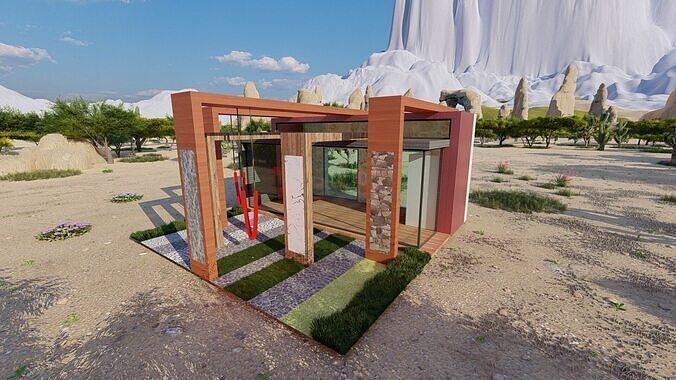 Paviliyon-fairstand 3D model