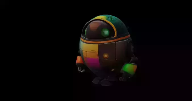 Colorful Round Buddy Bot
