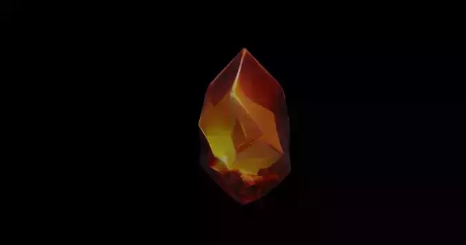 Radiant Ember Crystal