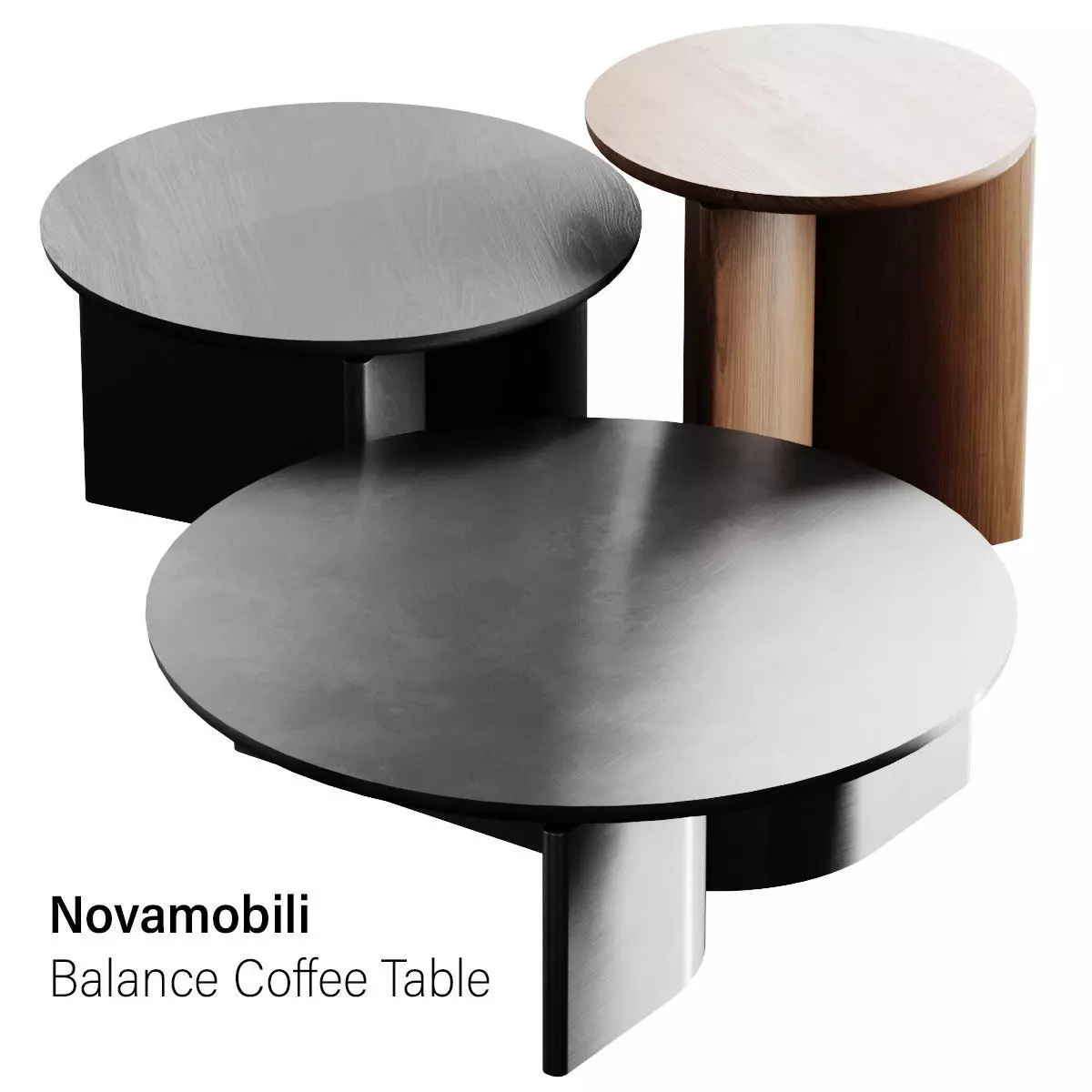 Balance Coffee Table - Novamobili 3D model