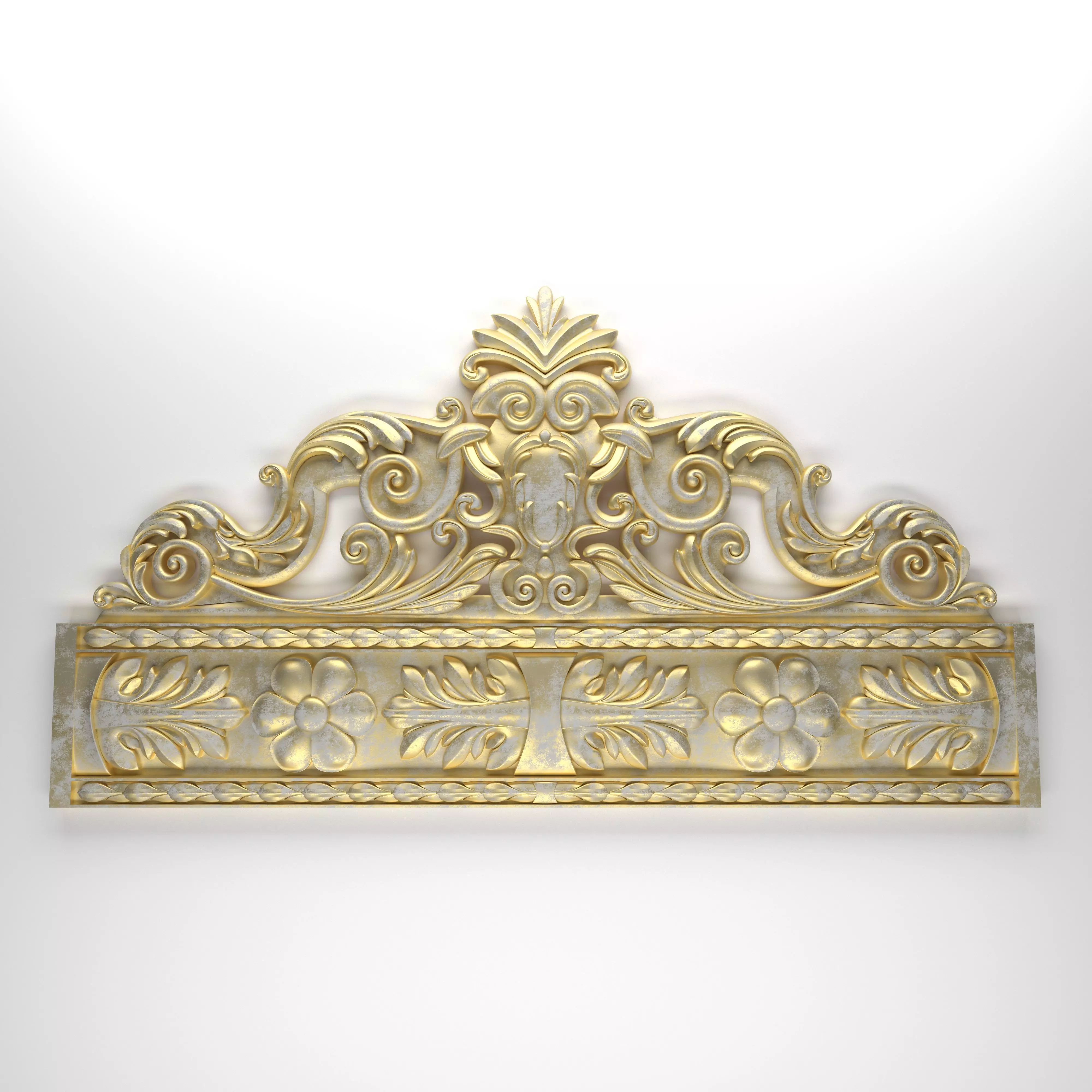 Carved decor CNC 3D print model 3D print model 3D model_0