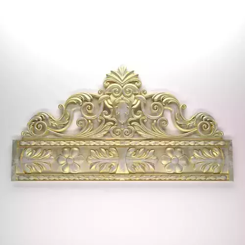 Carved decor CNC 3D print model 3D print model