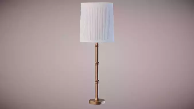 Bamboo Buffet Table Lamp