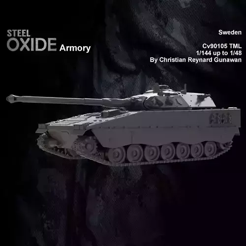 Sweden CV90105 TML for 3D printing 3D print model