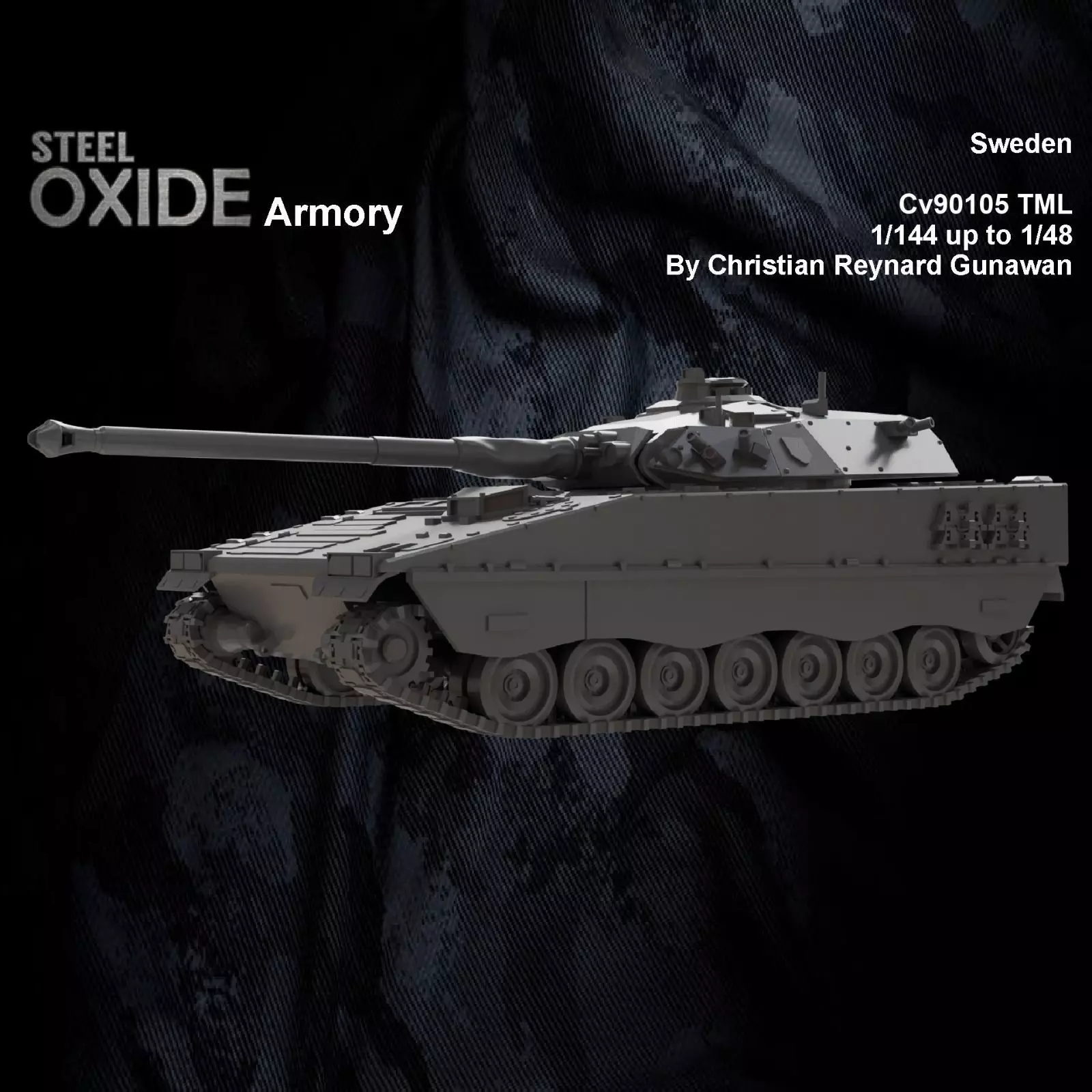 Sweden CV90105 TML for 3D printing 3D print model_0