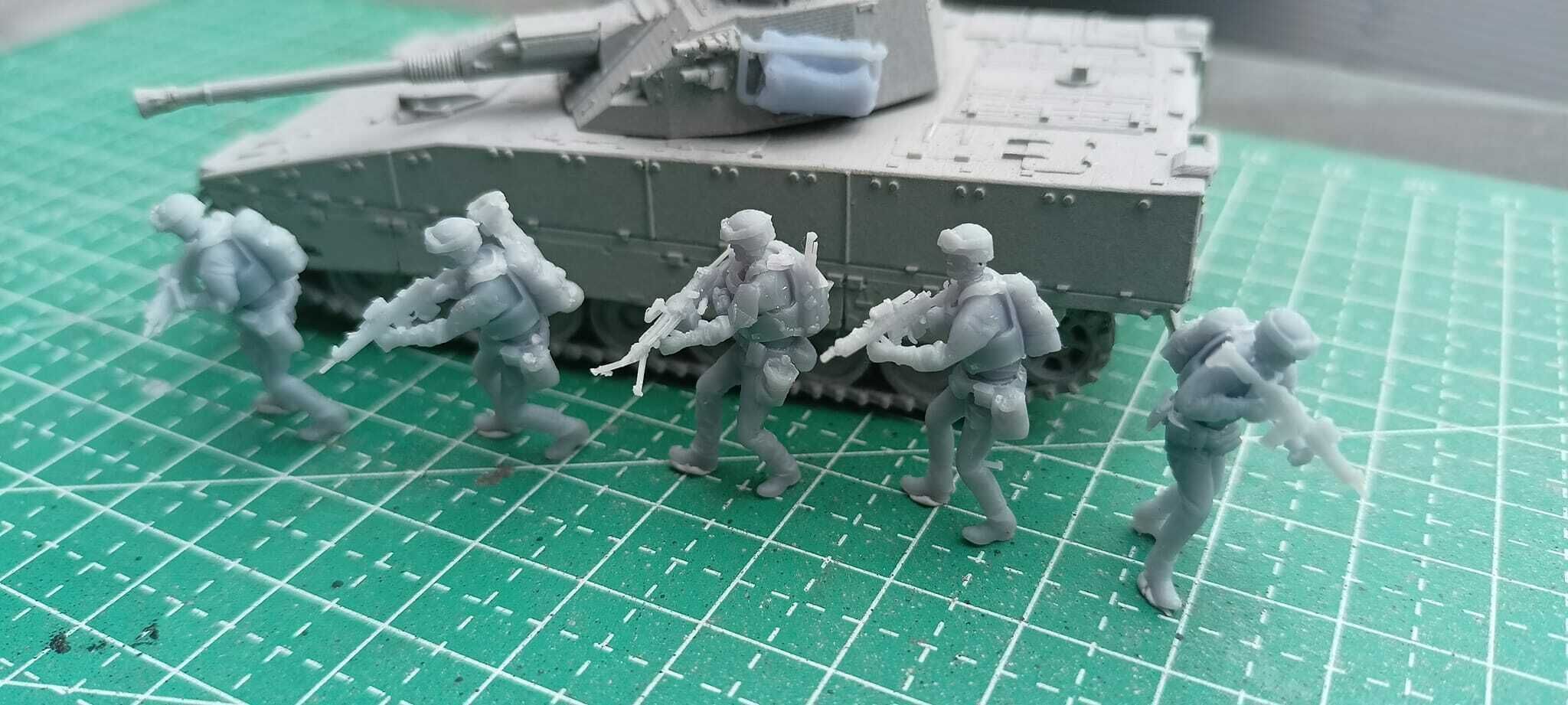 Modern Swedish infantrymen set 1 for 3D printing 3D print model_1