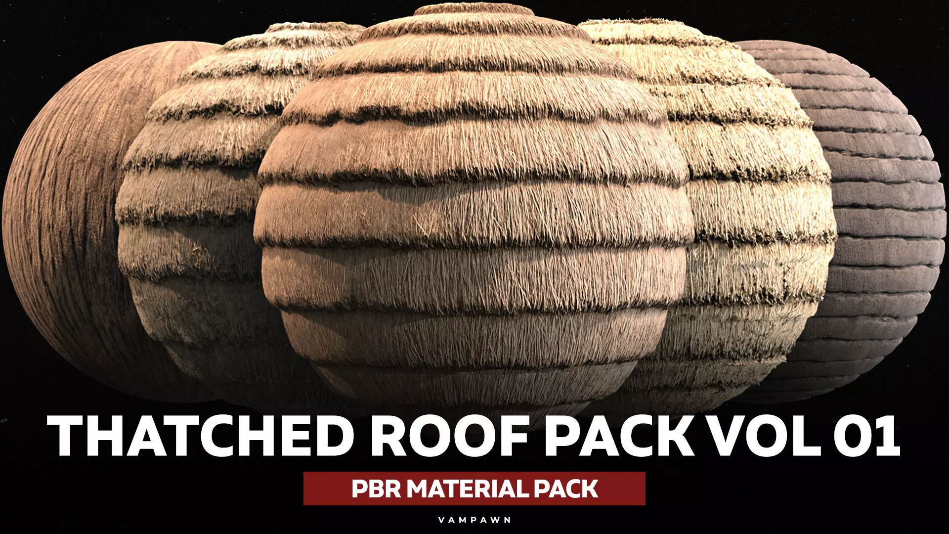 Thatched Roof Material Pack Vol 01 Texture_0