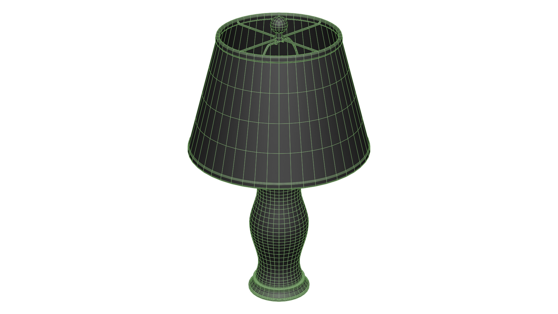 Modern  Table Lamp Low-poly 3D model_10