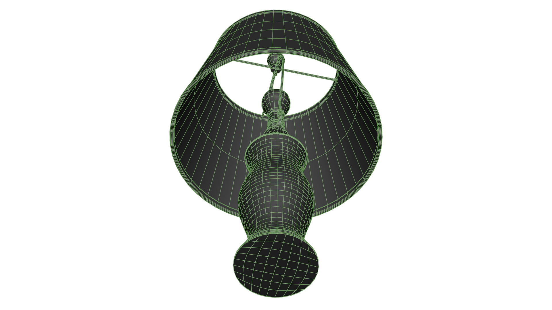 Modern  Table Lamp Low-poly 3D model_19