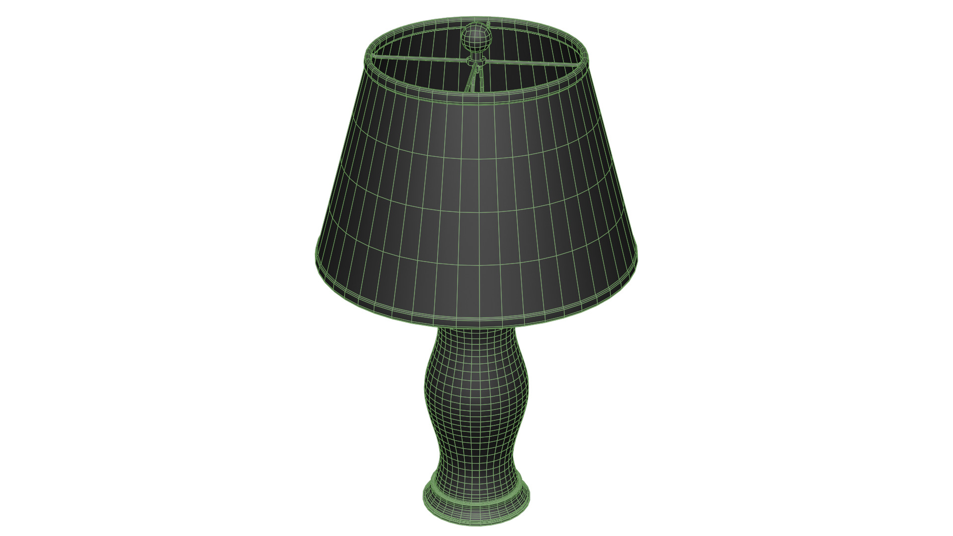 Modern  Table Lamp Low-poly 3D model_16