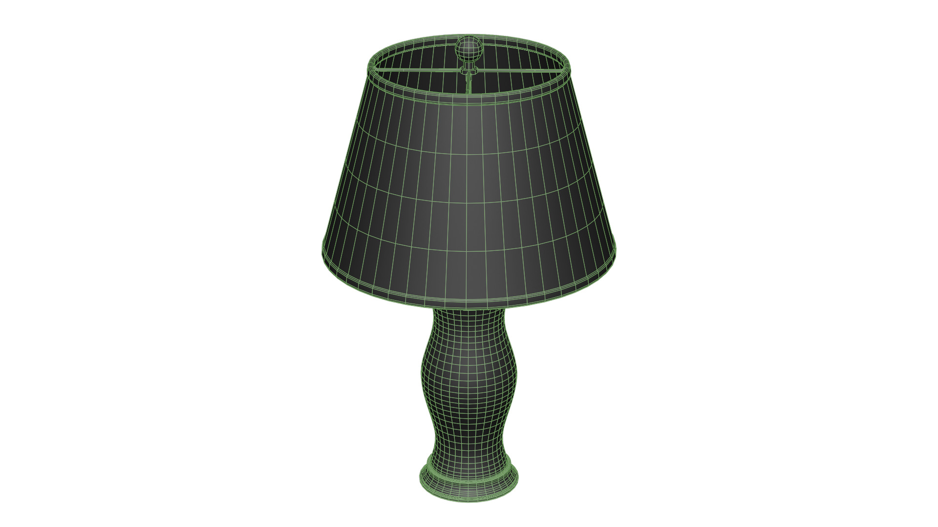 Modern  Table Lamp Low-poly 3D model_11