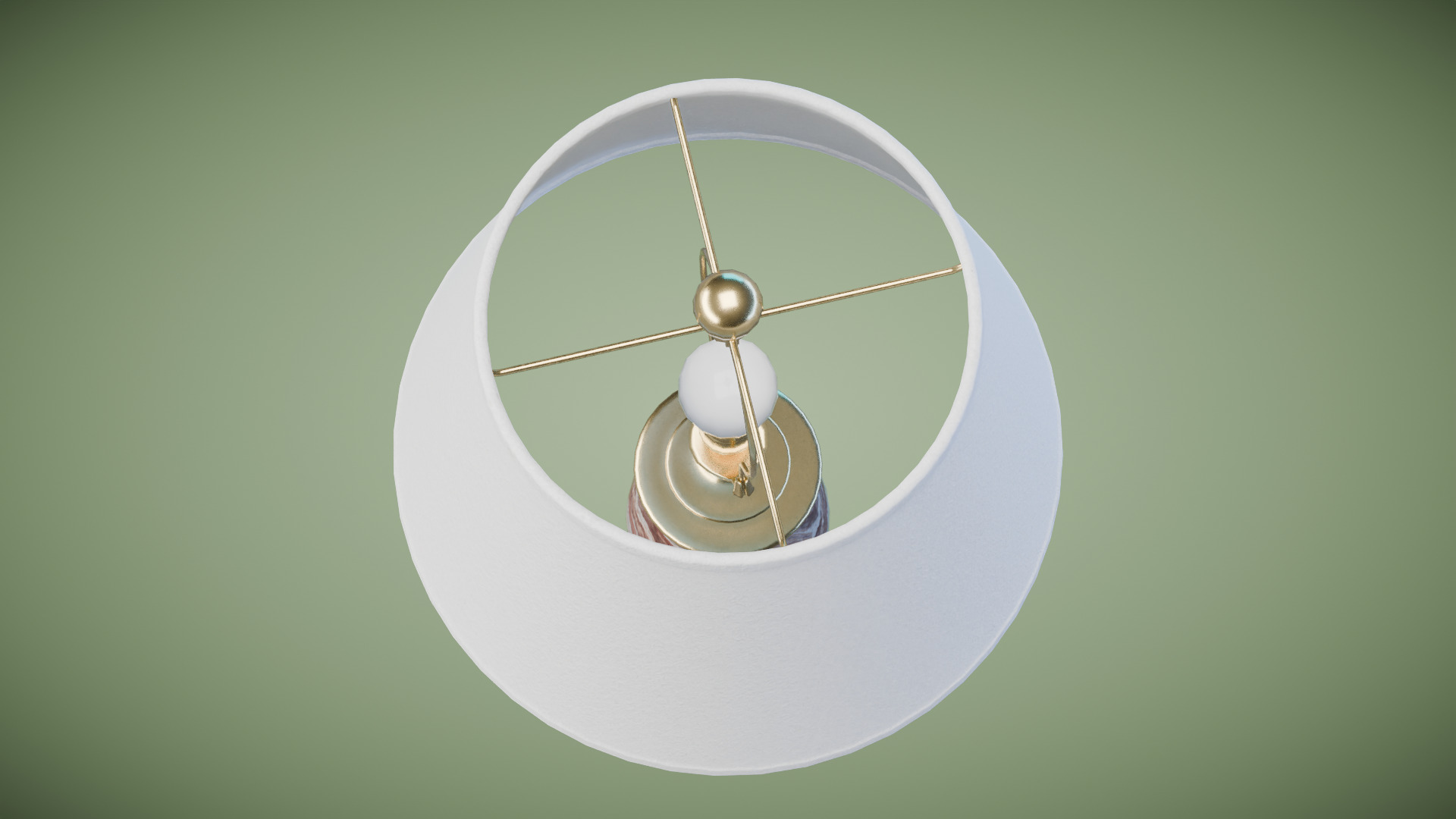 Modern  Table Lamp Low-poly 3D model_8