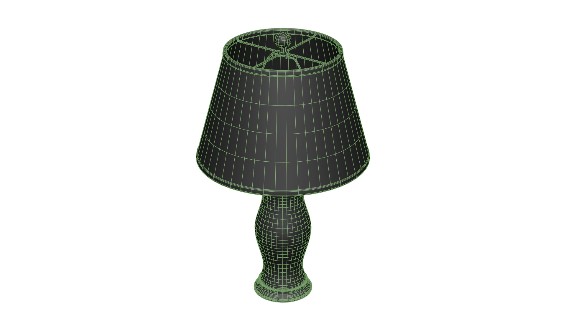 Modern  Table Lamp Low-poly 3D model_14