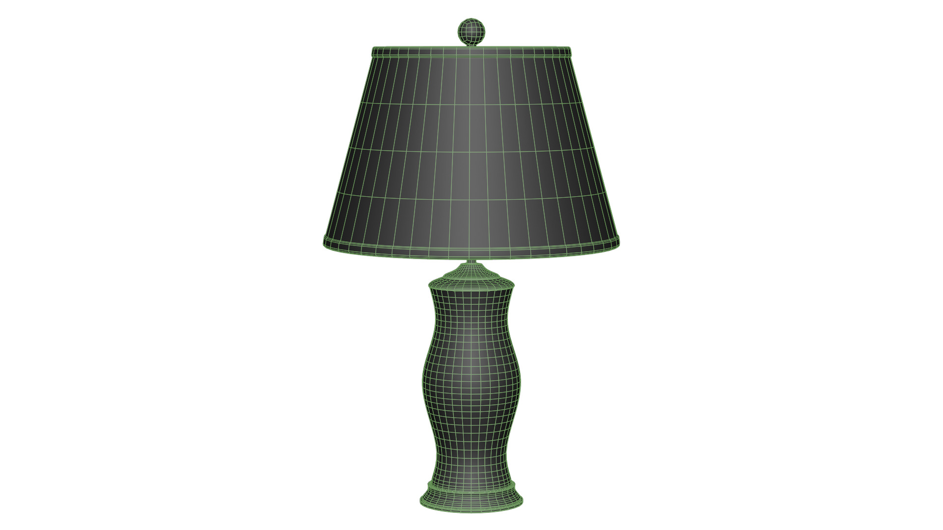 Modern  Table Lamp Low-poly 3D model_17