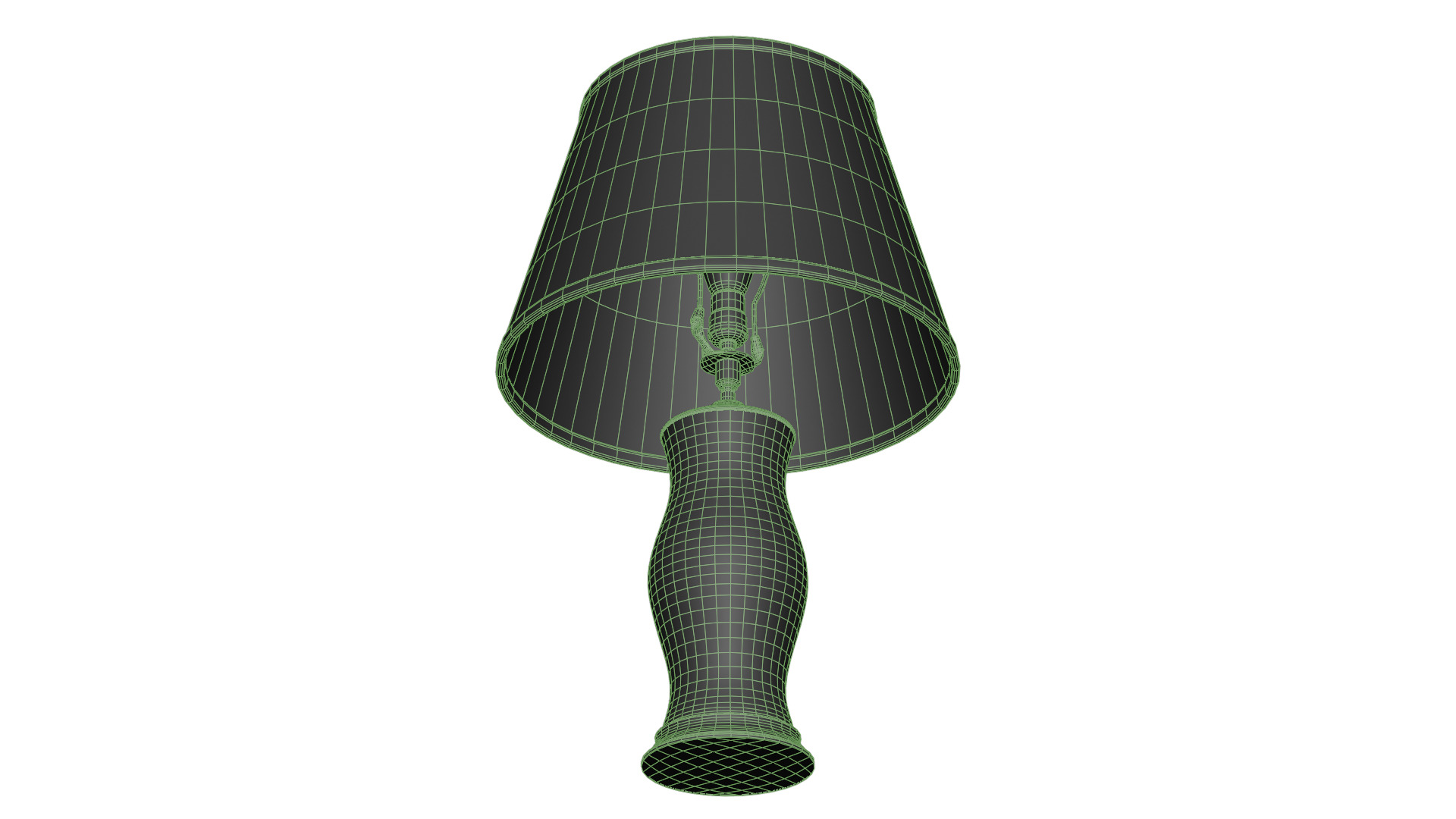 Modern  Table Lamp Low-poly 3D model_15