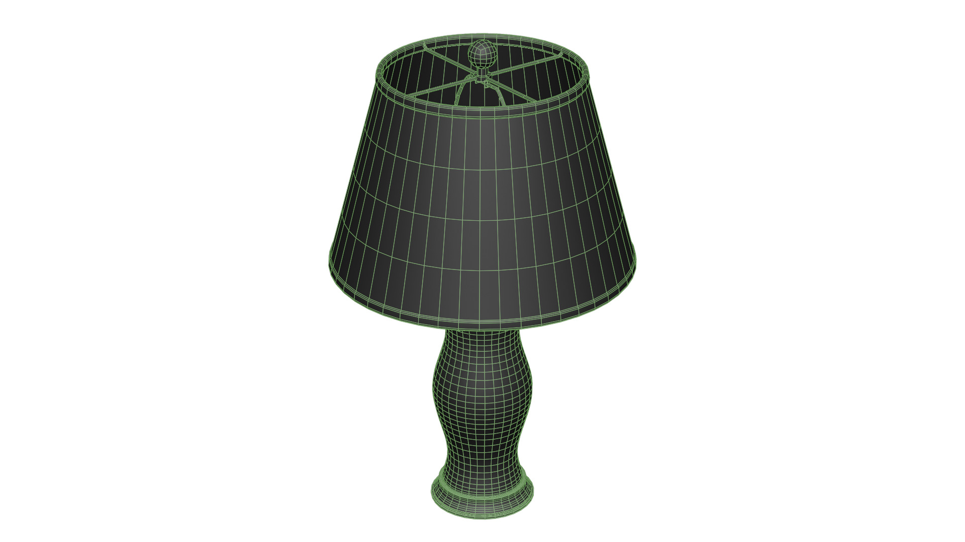 Modern  Table Lamp Low-poly 3D model_12