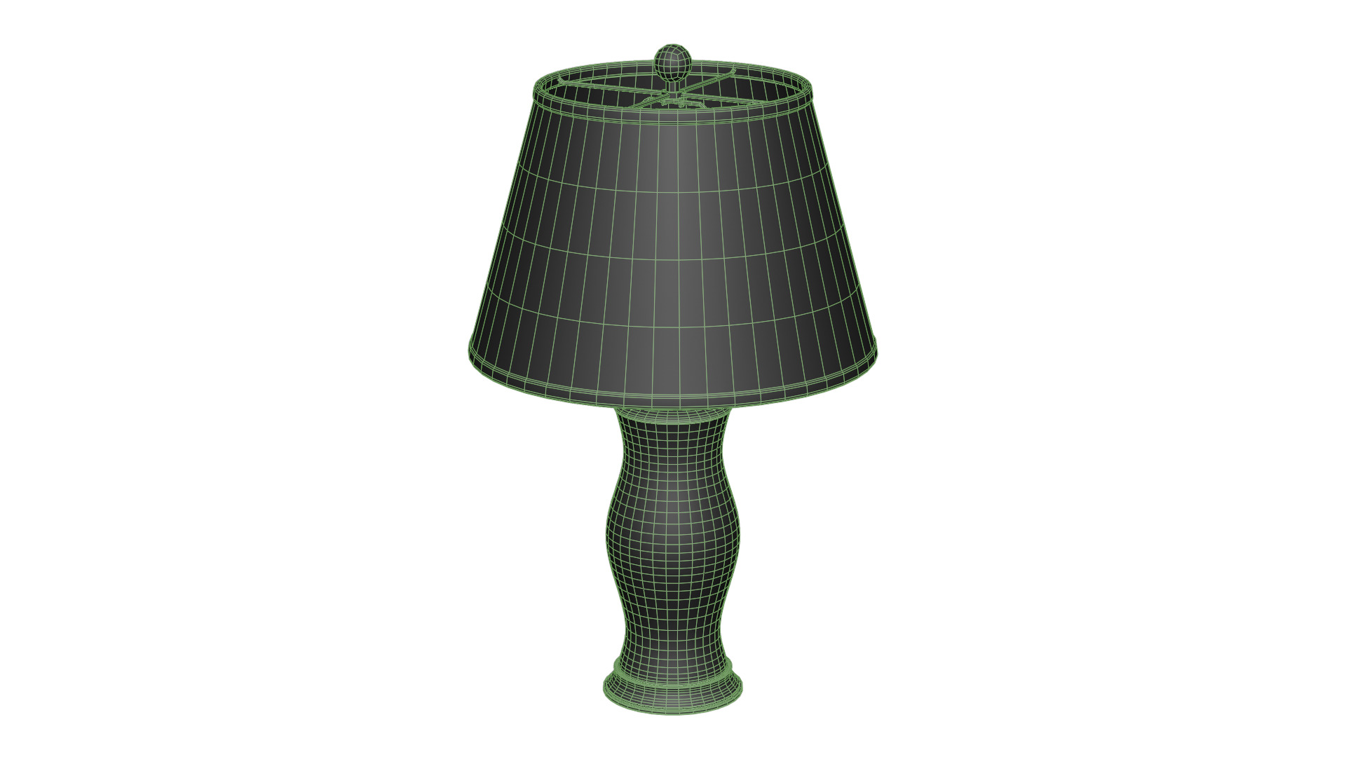 Modern  Table Lamp Low-poly 3D model_13