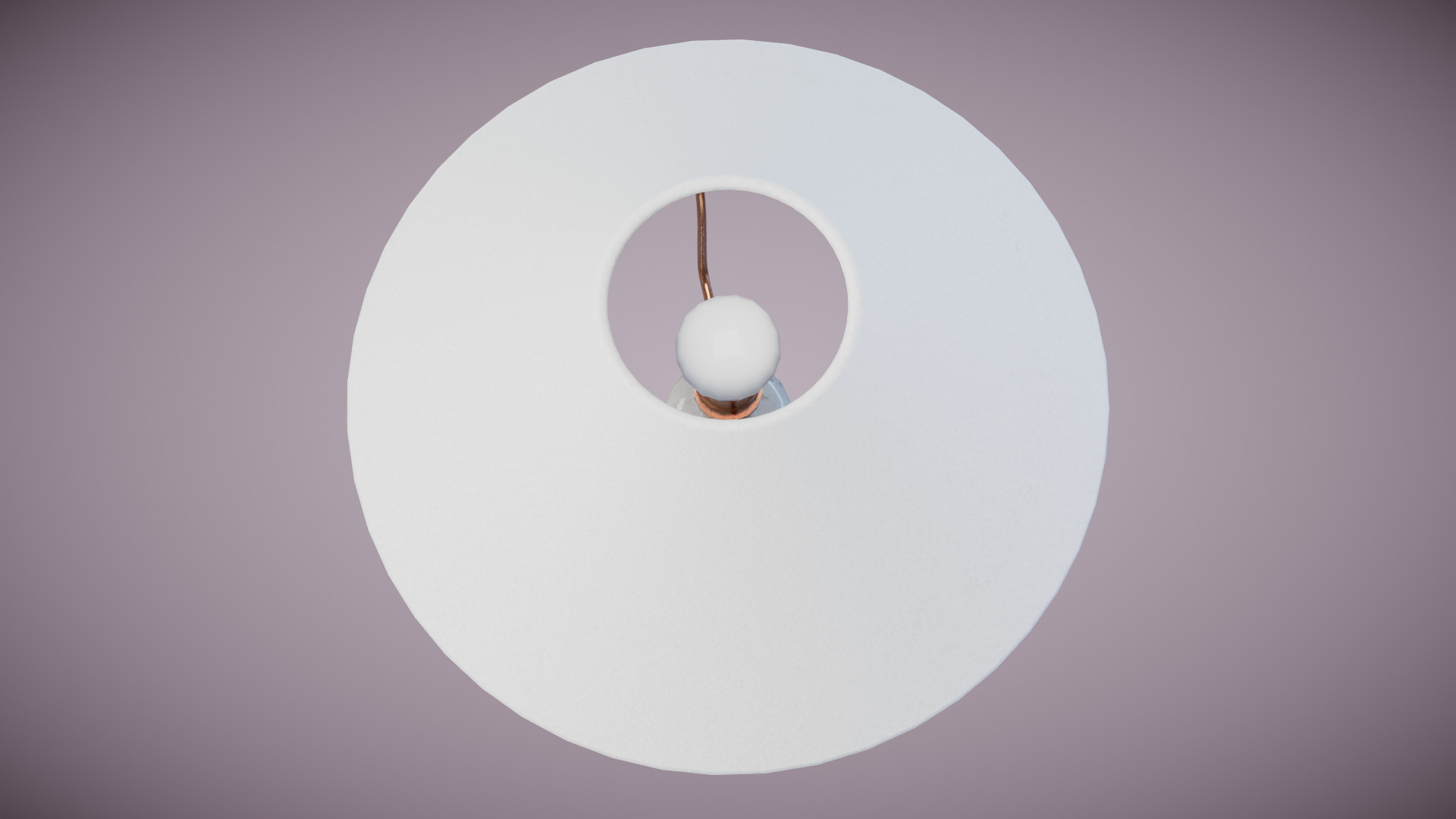 Marble Table Lamp Low-poly 3D model_8