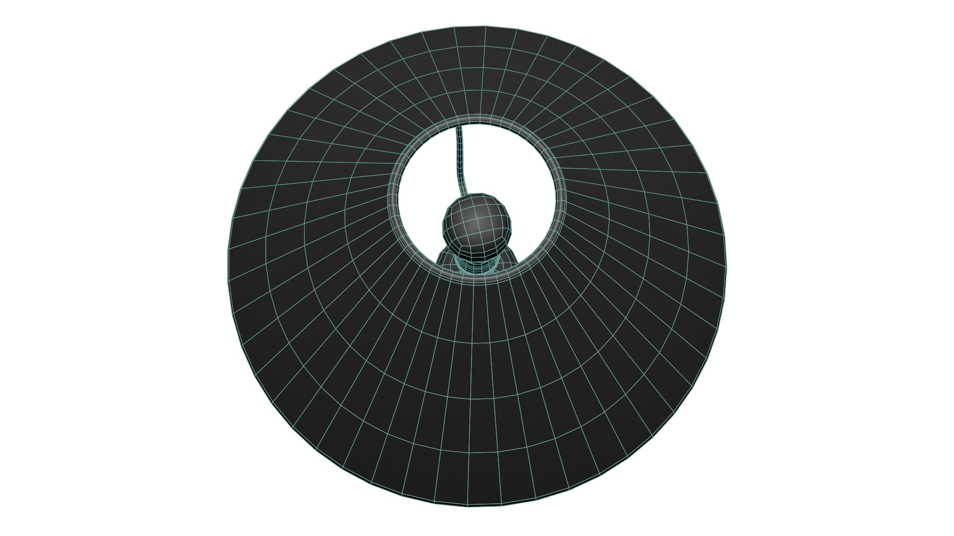 Marble Table Lamp Low-poly 3D model_18