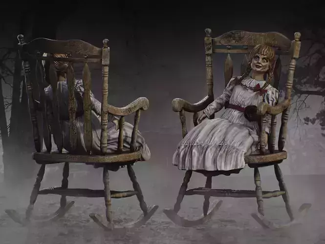 Annabelle Low-poly 3D model