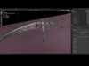 Gothic war scythes Low-poly 3D model_1