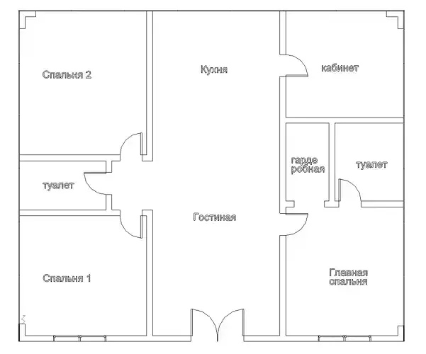 Modern House exterior Revit model 3D model