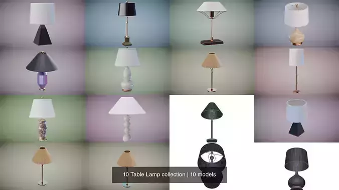 10 Table Lamp collection 