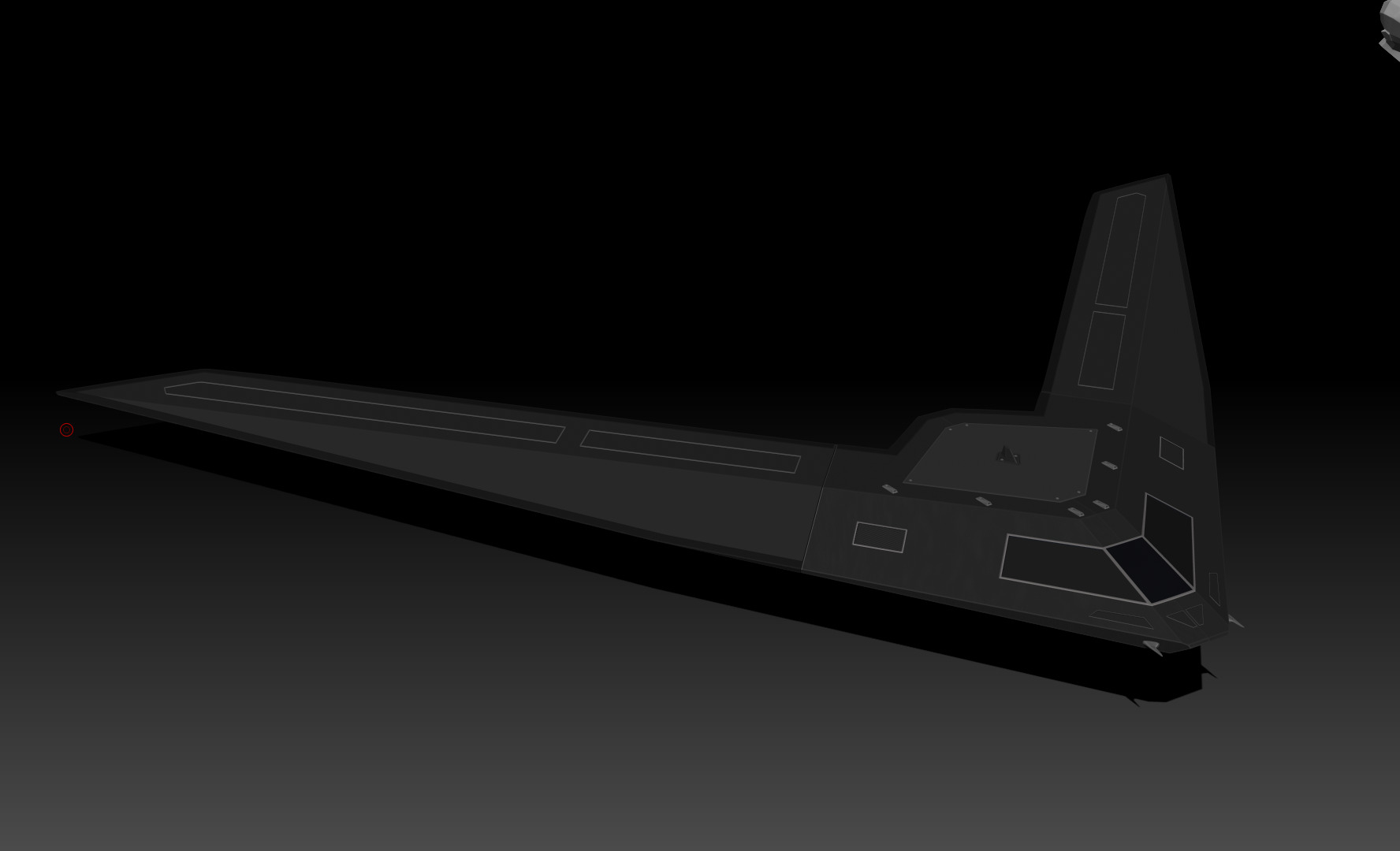  V-Shaped UFO 3D model_13