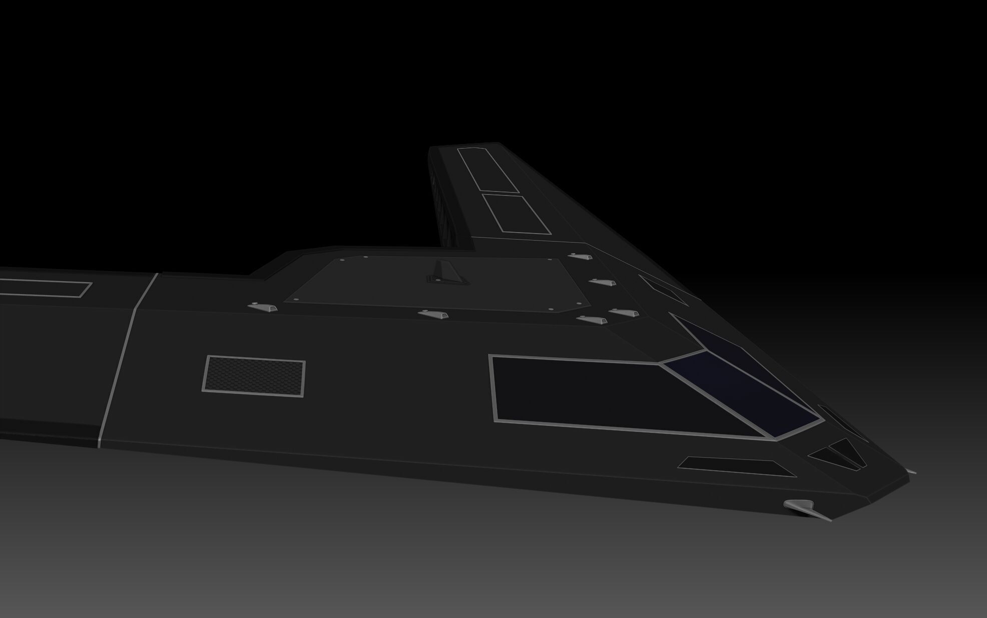  V-Shaped UFO 3D model_14