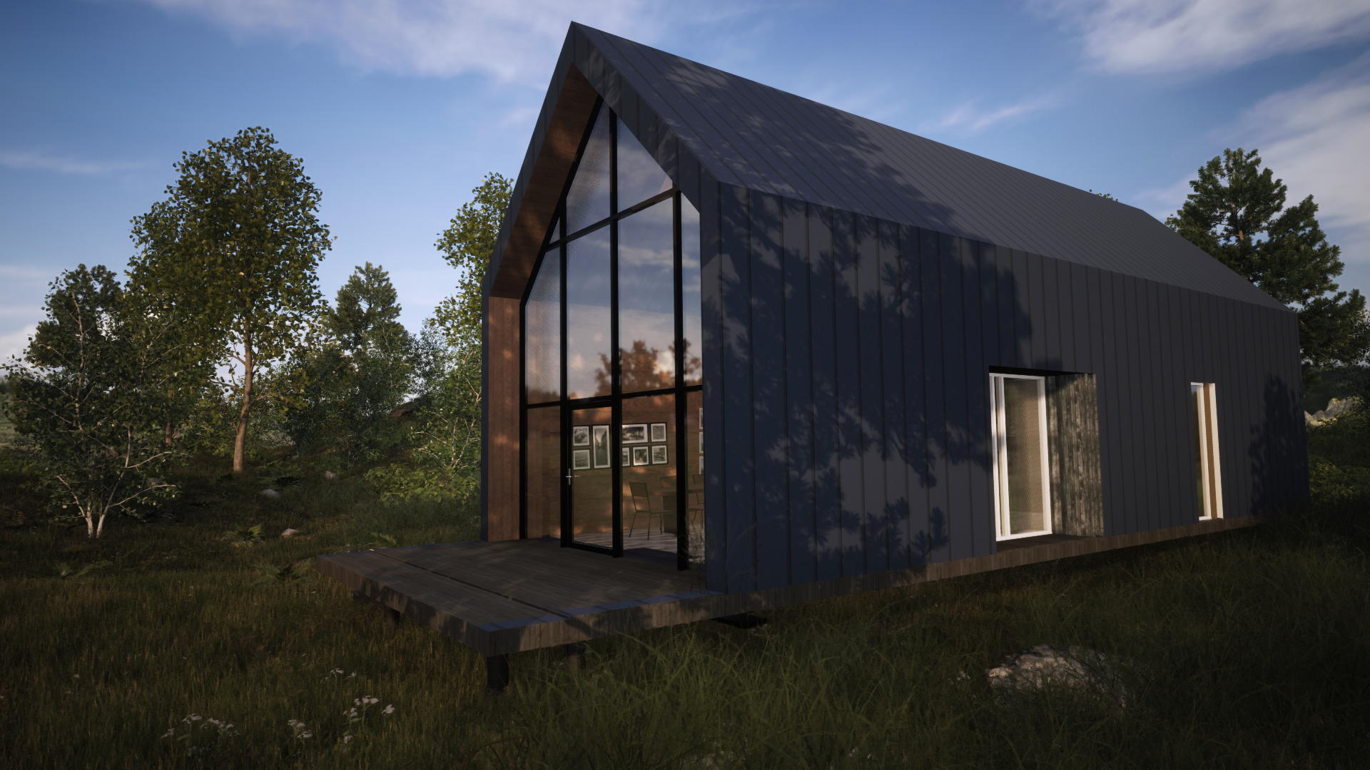  Barn House visualization twinmotion model 3D model_2