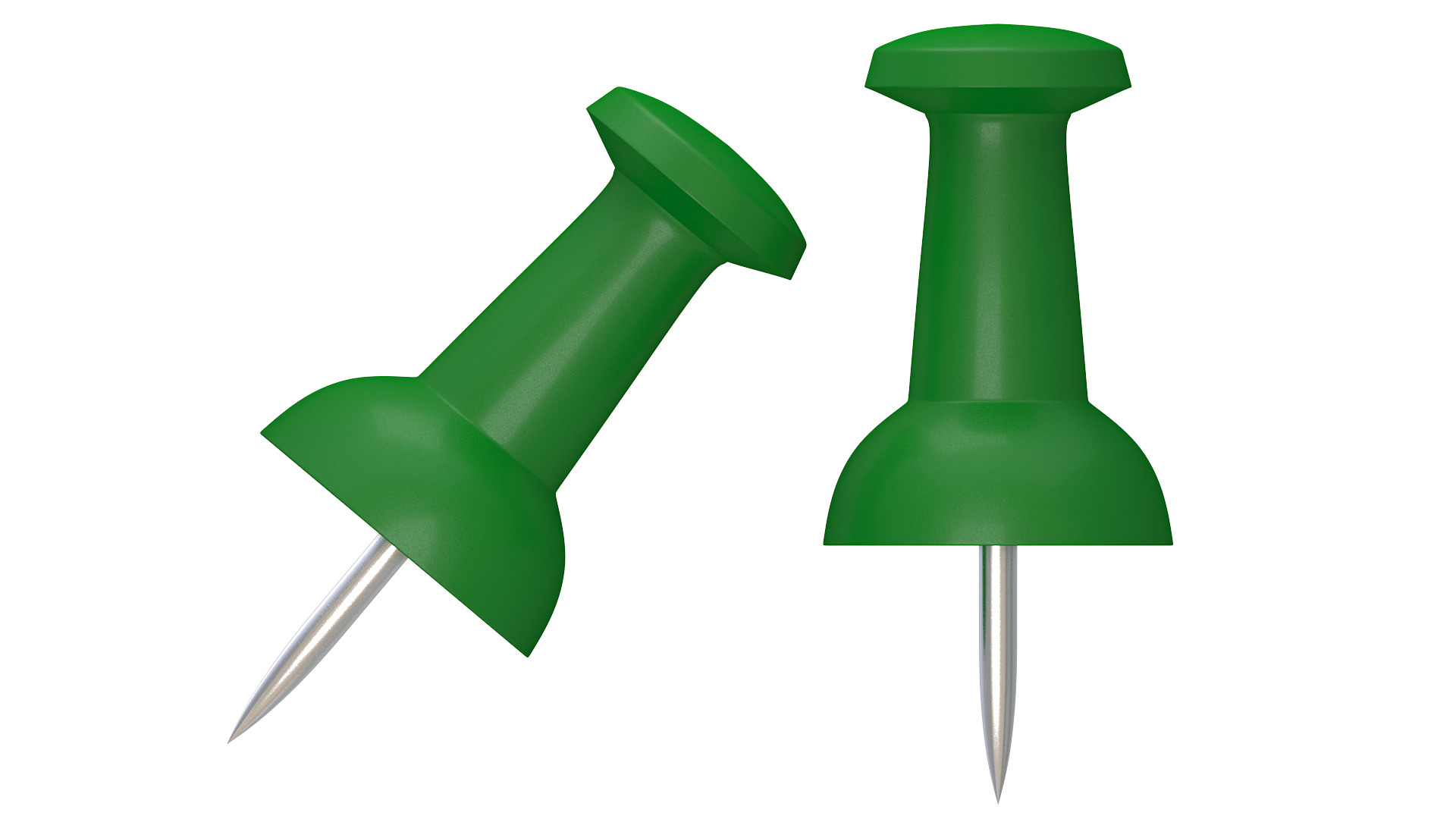 Assorted Push Pin Collection 3D model_5